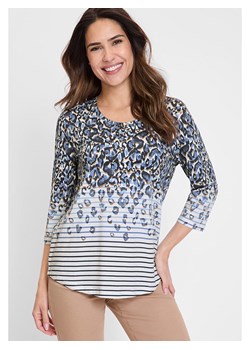 Olsen Koszulka w kolorze granatowo-białym ze sklepu Limango Polska w kategorii Bluzki damskie - zdjęcie 189015962
