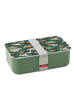 Easy Life Śniadaniówka "Abstract" w kolorze ciemnozielonym ze wzorem ze sklepu Limango Polska w kategorii Pojemniki kuchenne - zdjęcie 189018221