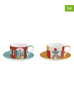 Easy Life Filiżanki (2 szt.) "Illusion" ze wzorem - 240 ml ze sklepu Limango Polska w kategorii Dzbanki i zaparzacze - zdjęcie 189018294