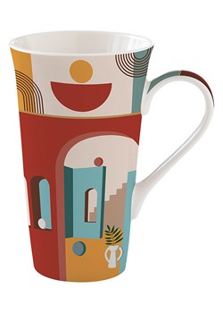 Easy Life Kubek jumbo "Illusion" ze wzorem - 600 ml ze sklepu Limango Polska w kategorii Dzbanki i zaparzacze - zdjęcie 189018304
