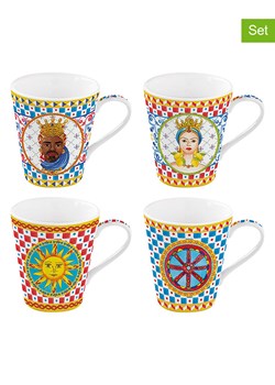 Easy Life Kubki (4 szt.) "Sicily" ze wzorem - 300 ml ze sklepu Limango Polska w kategorii Naczynia - zdjęcie 189018362