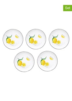 Easy Life Talerze obiadowe (4 szt.) "Amalfi" w kolorze biało-żółtym - Ø 26 cm ze sklepu Limango Polska w kategorii Naczynia - zdjęcie 189018371