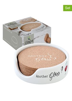 Easy Life Podstawki (4 szt.) "Kitchen Elements" w kolorze jasnobrązowym - Ø 12 cm ze sklepu Limango Polska w kategorii Akcesoria kuchenne - zdjęcie 189018403