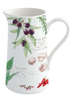 Easy Life Dzbanek "Home &amp; Kitchen" w kolorze białym ze wzorem - 1 l ze sklepu Limango Polska w kategorii Dzbanki i zaparzacze - zdjęcie 189018520