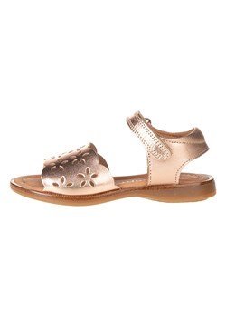 POM POM Skórzane sandały w kolorze złotym ze sklepu Limango Polska w kategorii Sandały dziecięce - zdjęcie 189018822