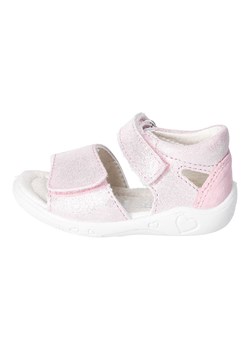 PEPINO Skórzane sandały w kolorze jasnoróżowym ze sklepu Limango Polska w kategorii Sandały dziecięce - zdjęcie 189019163