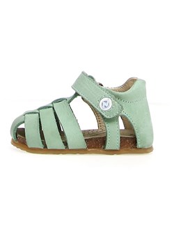 Naturino Skórzane półsandały "Alb" w kolorze miętowym ze sklepu Limango Polska w kategorii Sandały dziecięce - zdjęcie 189019543