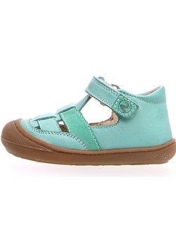 Naturino Skórzane półsandały w kolorze turkusowym ze sklepu Limango Polska w kategorii Sandały dziecięce - zdjęcie 189019602