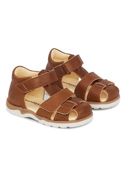 Bundgaard Skórzane półsandały "Sofus" w kolorze jasnobrązowym ze sklepu Limango Polska w kategorii Sandały dziecięce - zdjęcie 189020293