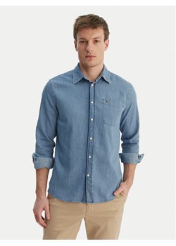Tommy Hilfiger Koszula jeansowa MW0MW42431 Niebieski Regular Fit ze sklepu MODIVO w kategorii Koszule męskie - zdjęcie 189020881
