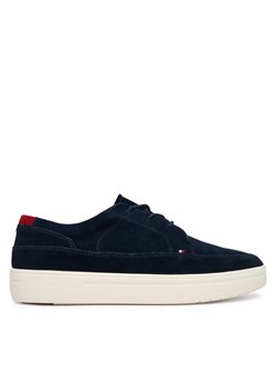 Tommy Hilfiger Sneakersy Hilfiger Light Hybrid Suede Shoe FM0FM05788 Granatowy ze sklepu MODIVO w kategorii Buty sportowe męskie - zdjęcie 189020964