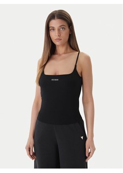 Guess Top V6GP18 K3470 Czarny Regular Fit ze sklepu MODIVO w kategorii Bluzki damskie - zdjęcie 189020970