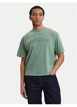 Guess T-Shirt M6GIB6 K8FQ4 Zielony Regular Fit ze sklepu MODIVO w kategorii T-shirty męskie - zdjęcie 189020974