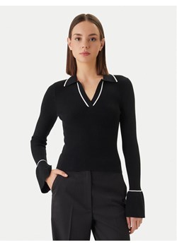 HUGO Sweter Samur 50554077 Czarny Slim Fit ze sklepu MODIVO w kategorii Swetry damskie - zdjęcie 189020990