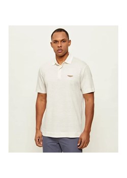 BOSS BLACK Polo C-Parris 248 Boss x Aston Martin | Regular Fit | z dodatkiem lnu ze sklepu Gomez Fashion Store w kategorii T-shirty męskie - zdjęcie 189023203