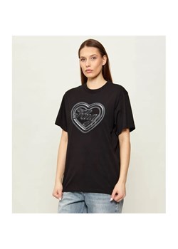 Hugo Blue T-shirt Vintage | Relaxed fit ze sklepu Gomez Fashion Store w kategorii Bluzki damskie - zdjęcie 189023292