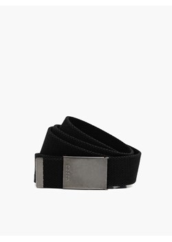 Cropp - Materiałowy czarny pasek z klamrą - czarny ze sklepu Cropp w kategorii Paski męskie - zdjęcie 189024450