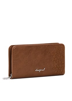 Portfel Desigual 26SAYP21 Brązowy ze sklepu eobuwie.pl w kategorii Portfele damskie - zdjęcie 189024973