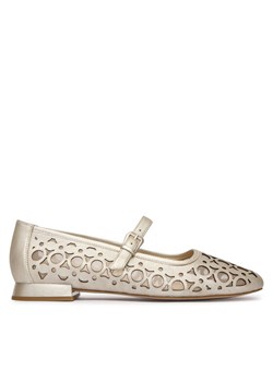 Baleriny Caprice 9-22511-46 Srebrny ze sklepu eobuwie.pl w kategorii Balerinki - zdjęcie 189024981