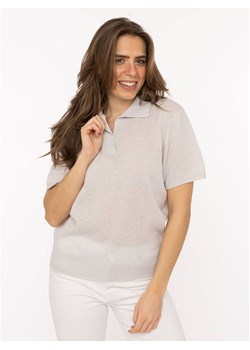 Zwillingsherz Koszulka polo w kolorze beżowym ze sklepu Limango Polska w kategorii Bluzki damskie - zdjęcie 189025730