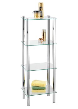 Wenko Regał w kolorze srebnrnym - 40 x 104 x 30 cm ze sklepu Limango Polska w kategorii Regały i witryny - zdjęcie 189025890