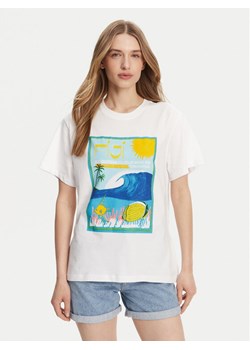 Roxy T-Shirt ERJZT05899 Biały ze sklepu MODIVO w kategorii Bluzki damskie - zdjęcie 189026040