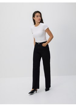 Reserved - Jeansy wide leg - czarny ze sklepu Reserved w kategorii Jeansy damskie - zdjęcie 189026922