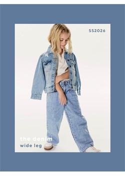 Reserved - Jeansy wide leg - niebieski ze sklepu Reserved w kategorii Spodnie dziewczęce - zdjęcie 189027020