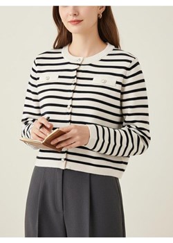 Sinsay - Kardigan w paski - czarny ze sklepu Sinsay w kategorii Swetry damskie - zdjęcie 189027423