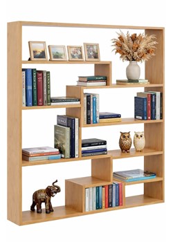 Regał skandynawski w kolorze olchy B2-R55 ze sklepu Edinos.pl w kategorii Regały i witryny - zdjęcie 189027733