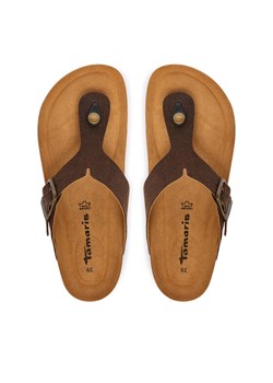 Japonki Tamaris 1-27522-42 Brązowy ze sklepu eobuwie.pl w kategorii Klapki damskie - zdjęcie 189027901
