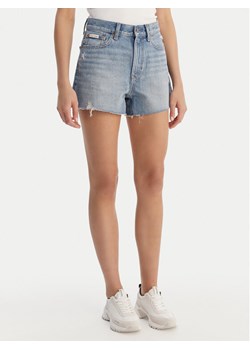 Calvin Klein Jeans Szorty jeansowe LV047F765G Niebieski Straight Fit ze sklepu MODIVO w kategorii Szorty - zdjęcie 189029022