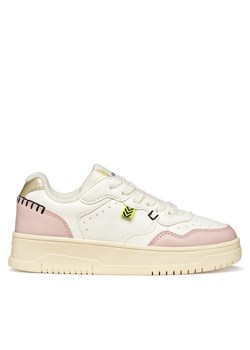 Geox Sneakersy J Lestrella Girl J56NLC 000BC C1Z8W S Biały ze sklepu MODIVO w kategorii Buty sportowe dziecięce - zdjęcie 189029094