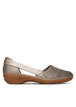 Rieker Półbuty CEO-41351-90 Beżowy ze sklepu MODIVO w kategorii Półbuty damskie - zdjęcie 189029100