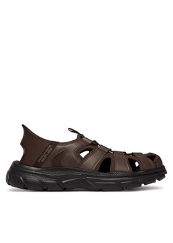 Skechers Sandały Slip-Ins Relaxed Fit: Revolted - Vartan 205182/CHOC Brązowy ze sklepu MODIVO w kategorii Sandały męskie - zdjęcie 189029140