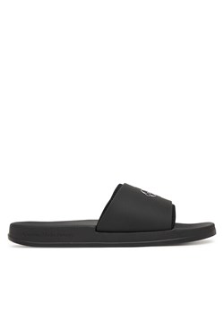 Calvin Klein Klapki Ess Slide Rubber Neoprene HM0HM02229 Czarny ze sklepu MODIVO w kategorii Klapki męskie - zdjęcie 189029151