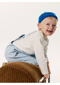 Reserved - Czapka z naszywką - niebieski ze sklepu Reserved w kategorii Czapki dziecięce - zdjęcie 189030621