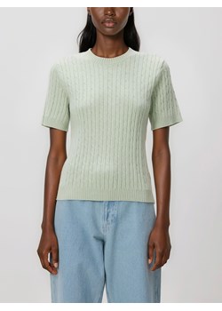 Reserved - Sweter ze strukturalnym splotem - jasnozielony ze sklepu Reserved w kategorii Swetry damskie - zdjęcie 189030623