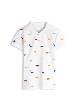 GATE Bawełniana koszulka polo z piki z nadrukiem 3Y ze sklepu gateshop w kategorii T-shirty chłopięce - zdjęcie 189030811