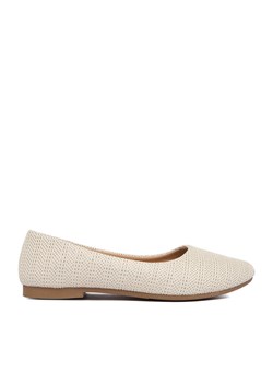 Baleriny JENNY CEO-WSS21732-01 Écru ze sklepu eobuwie.pl w kategorii Balerinki - zdjęcie 189030984