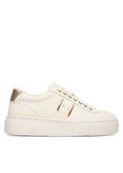 Sneakersy Armani Exchange XW002224 AF21429 MZ128 Biały ze sklepu eobuwie.pl w kategorii Buty sportowe damskie - zdjęcie 189030994