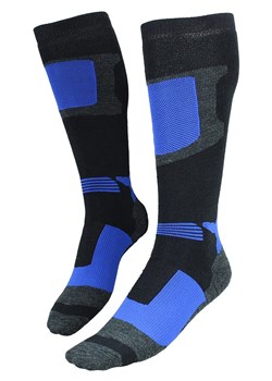 Peak Mountain Skarpety narciarskie "Chocks" w kolorze czarno-niebieskim ze sklepu Limango Polska w kategorii Skarpetki męskie - zdjęcie 189032804