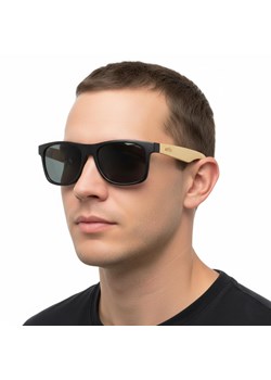 Drewniane okulary przeciwsłoneczne polaryzacyjne EST-410 ze sklepu Stylion w kategorii Okulary przeciwsłoneczne damskie - zdjęcie 189033704