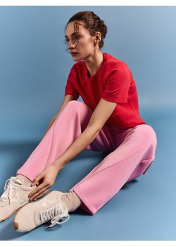 Mohito - Skórzane sneakersy - beżowy ze sklepu Mohito w kategorii Buty sportowe damskie - zdjęcie 189033832