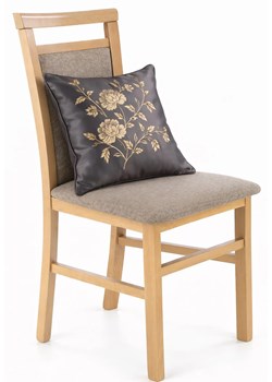 Krzesło drewniane tapicerowane do salonu K9-S06 ze sklepu Edinos.pl w kategorii Krzesła - zdjęcie 189035232