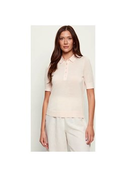 BOSS BLACK Wełniane polo Fidenka | Regular Fit ze sklepu Gomez Fashion Store w kategorii Bluzki damskie - zdjęcie 189036100