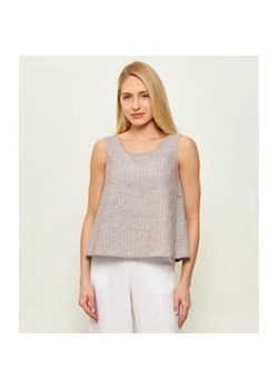 MM Lniany top MMLCALIGA | Loose fit ze sklepu Gomez Fashion Store w kategorii Bluzki damskie - zdjęcie 189036182