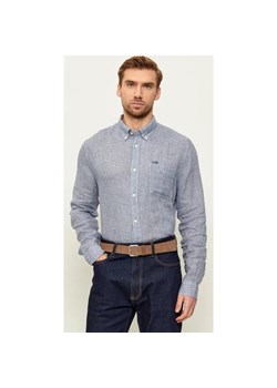 Barbour Lniana koszula Linton | Tailored slim ze sklepu Gomez Fashion Store w kategorii Koszule męskie - zdjęcie 189036183