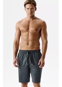 Atlantic szorty męskie do spania NMB-039, Kolor granatowy-melanż, Rozmiar S, ATLANTIC ze sklepu Intymna w kategorii Piżamy męskie - zdjęcie 189036741