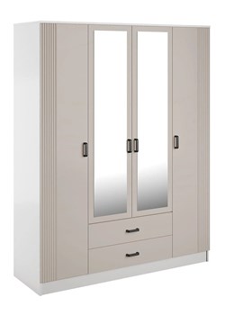 Skasndynawska szafa uchylna biały + kaszmir D0-W93 ze sklepu Edinos.pl w kategorii Szafy - zdjęcie 189036960